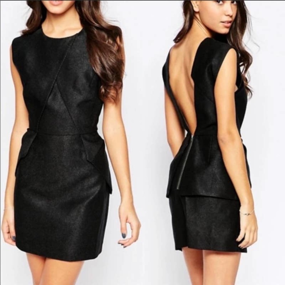 Finders Keepers Stop & Start Cocktail Dress Black